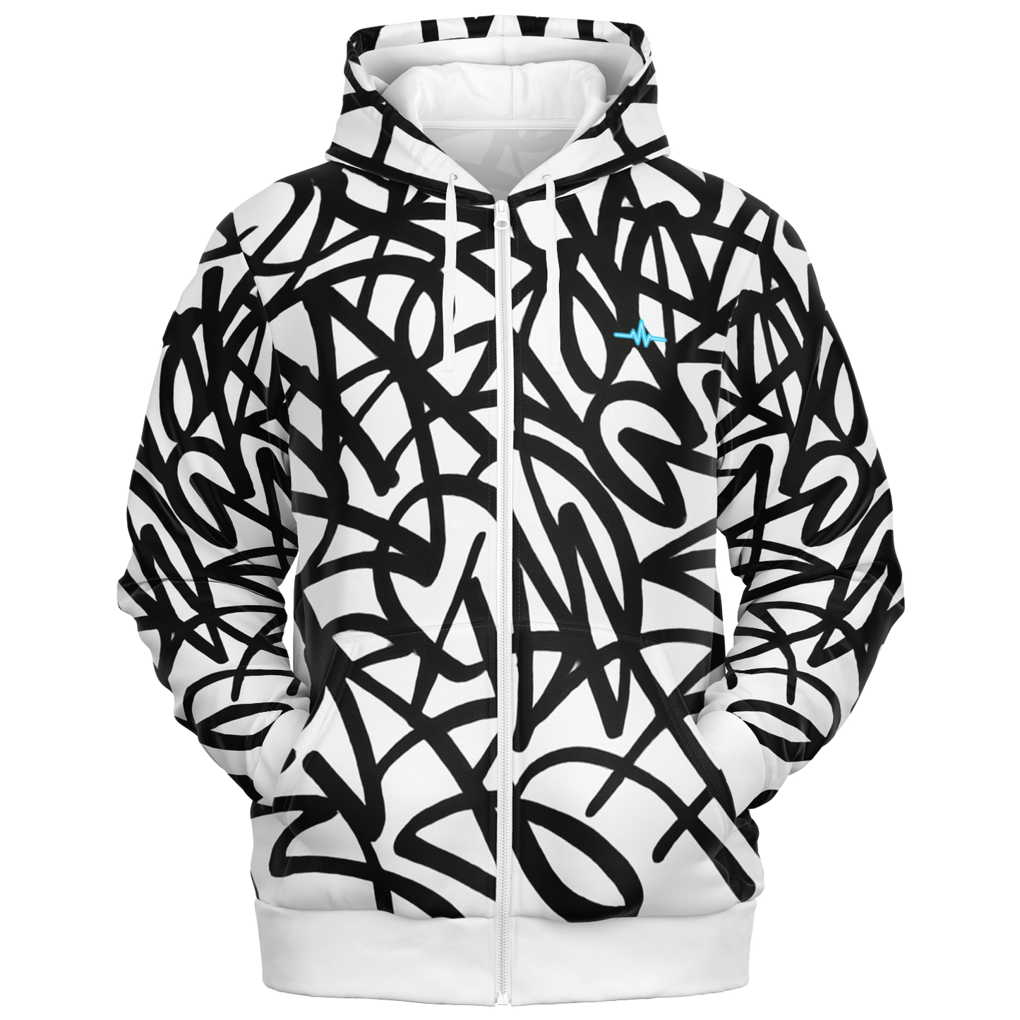 Cloudform zip-up hoodie- Out of Line
