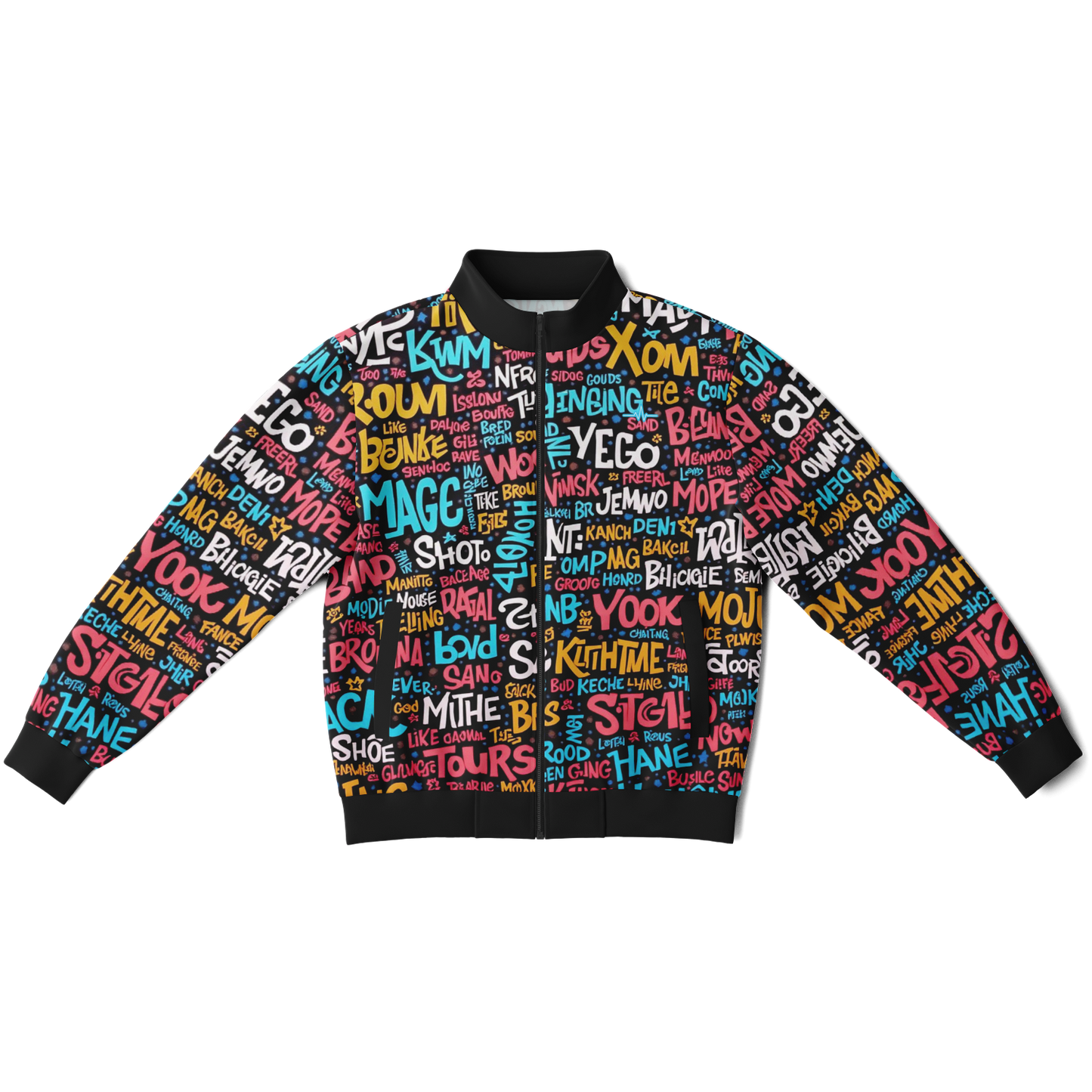 Motion jacket- Textstorm