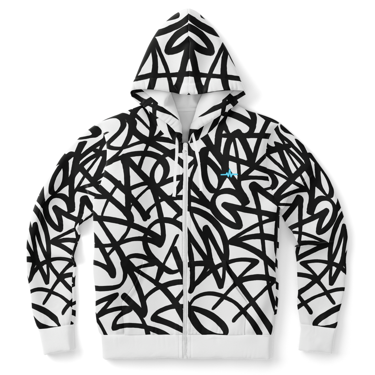 Cloudform zip-up hoodie- Out of Line