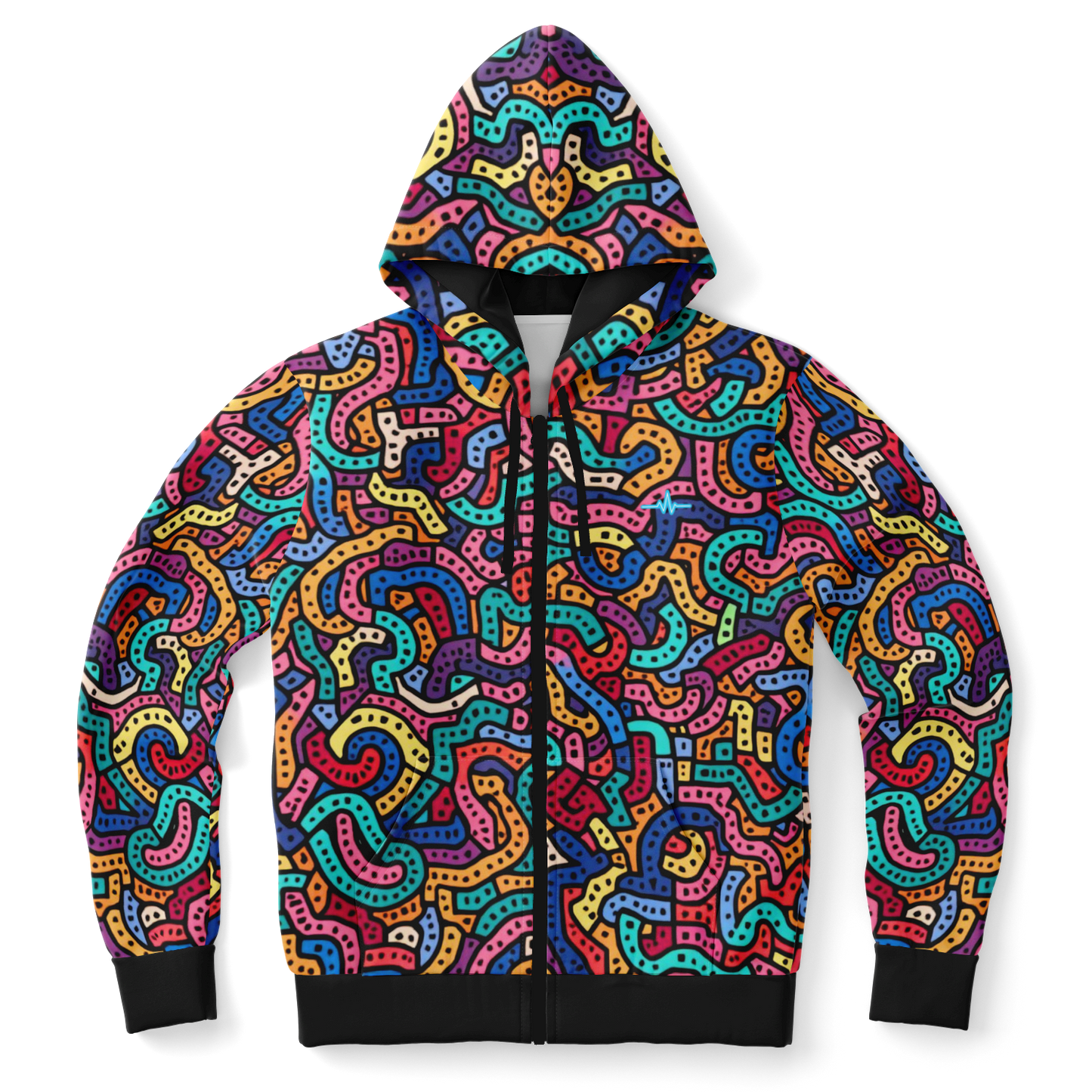 Cloudform zip-up hoodie - Tangled