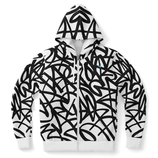 Cloudform zip-up hoodie- Out Of Line