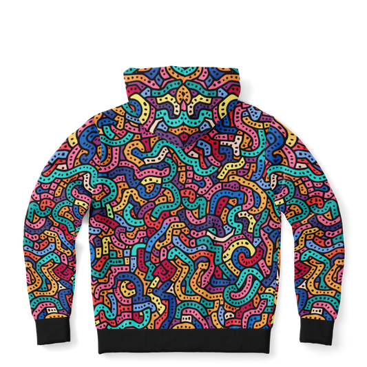 Cloudform zip-up hoodie - Tangled
