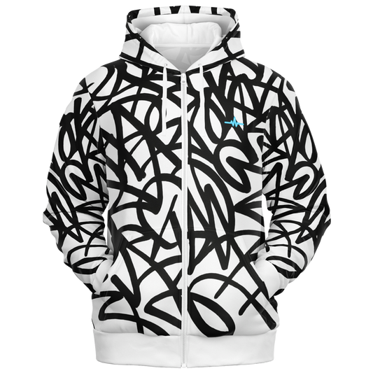 Cloudform zip-up hoodie- Out of Line