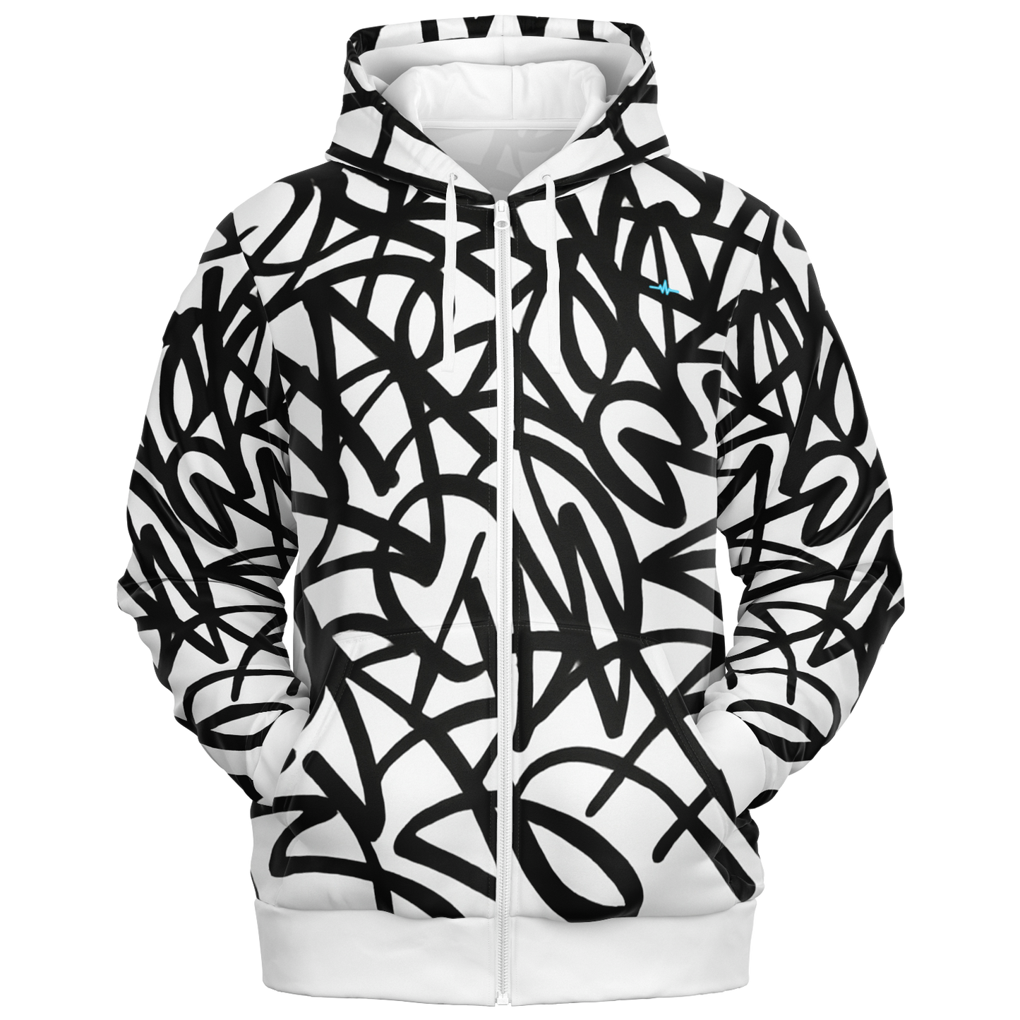 Cloudform zip-up hoodie- Out Of Line