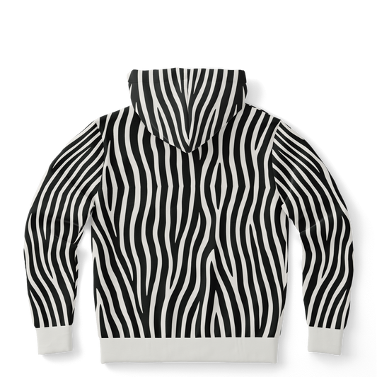 Cloudform hoodie- Zebra Stripes