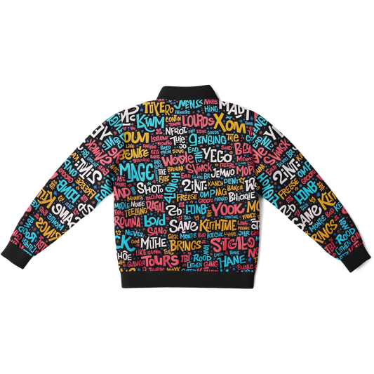 Motion jacket- Textstorm