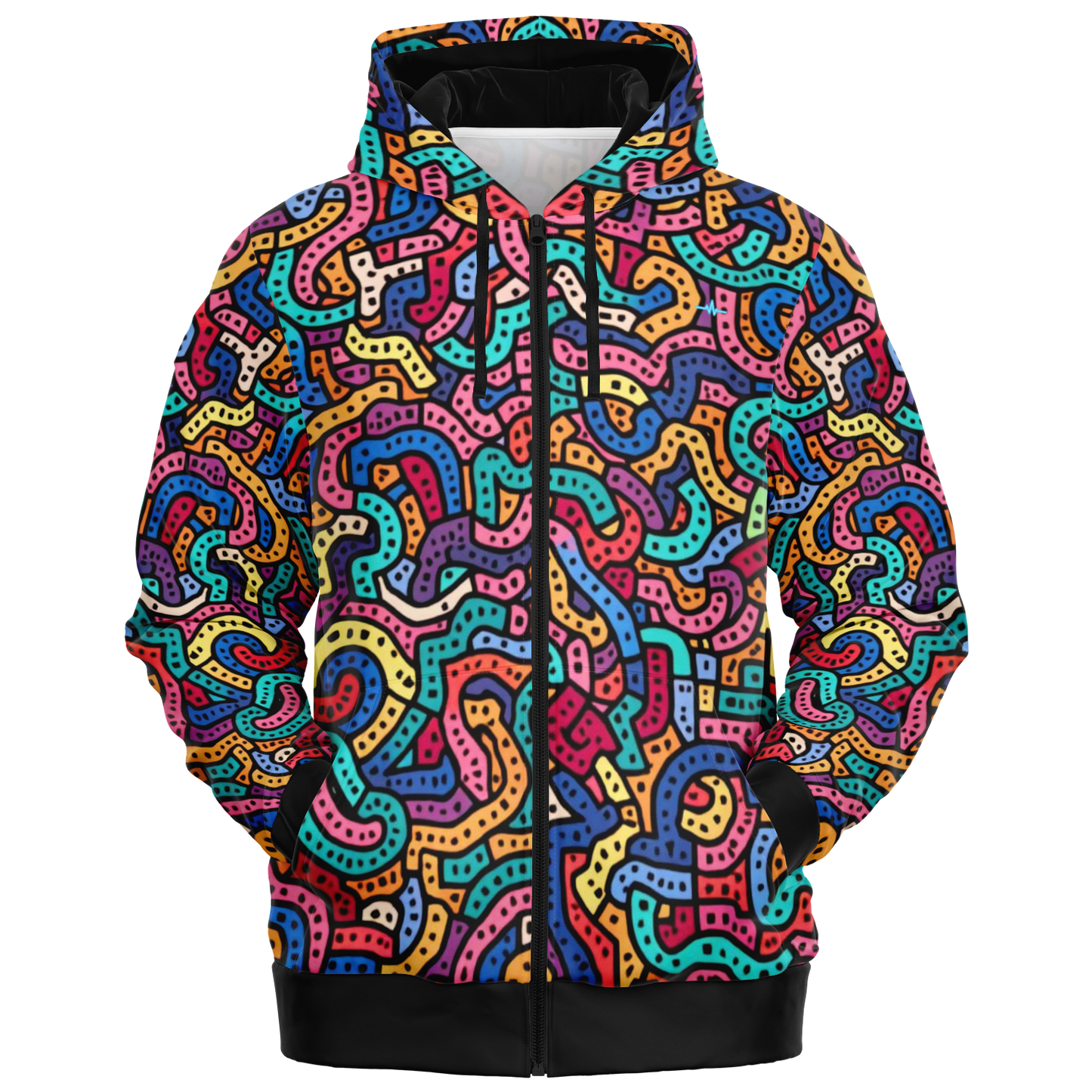 Cloudform zip-up hoodie - Tangled