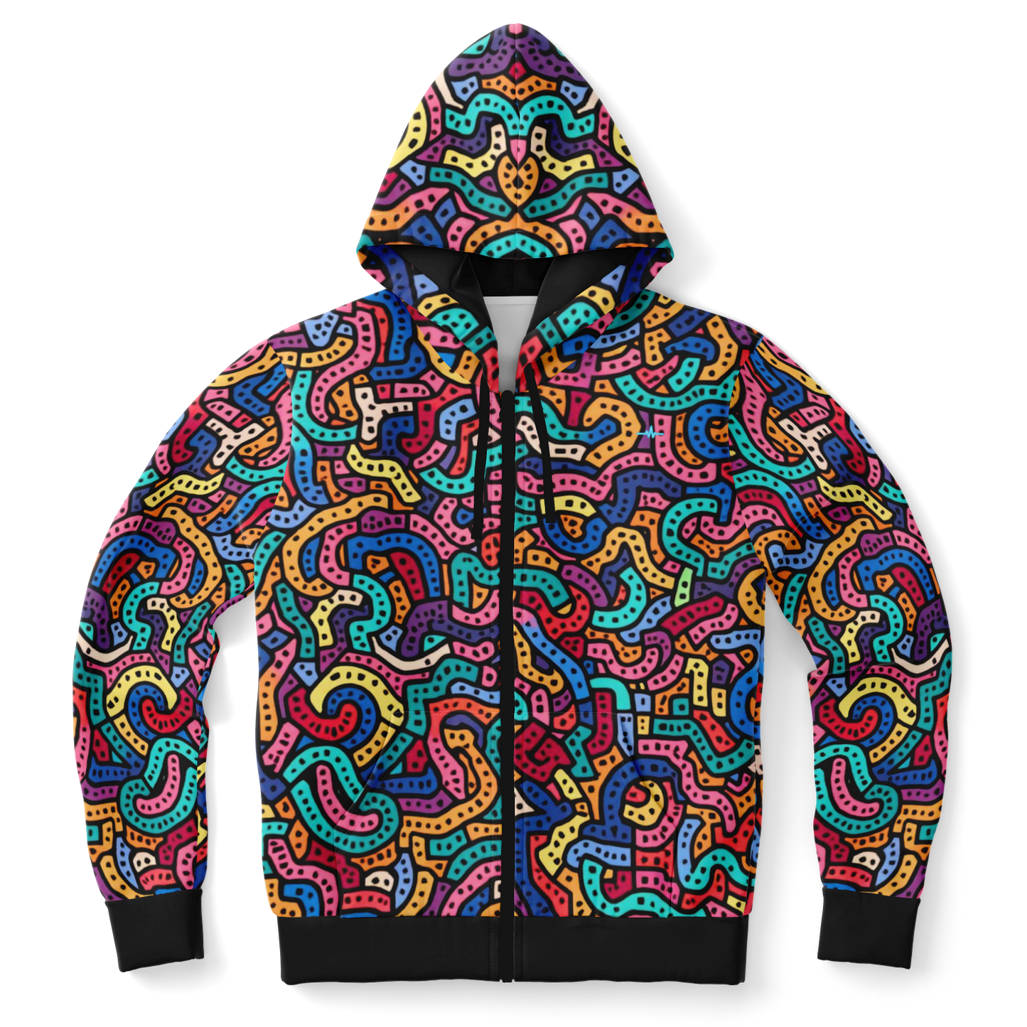 Cloudform zip-up hoodie - Tangled