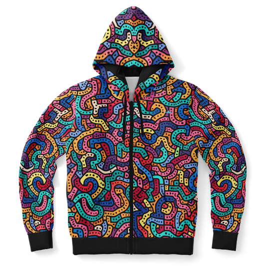 Cloudform zip-up hoodie - Tangled